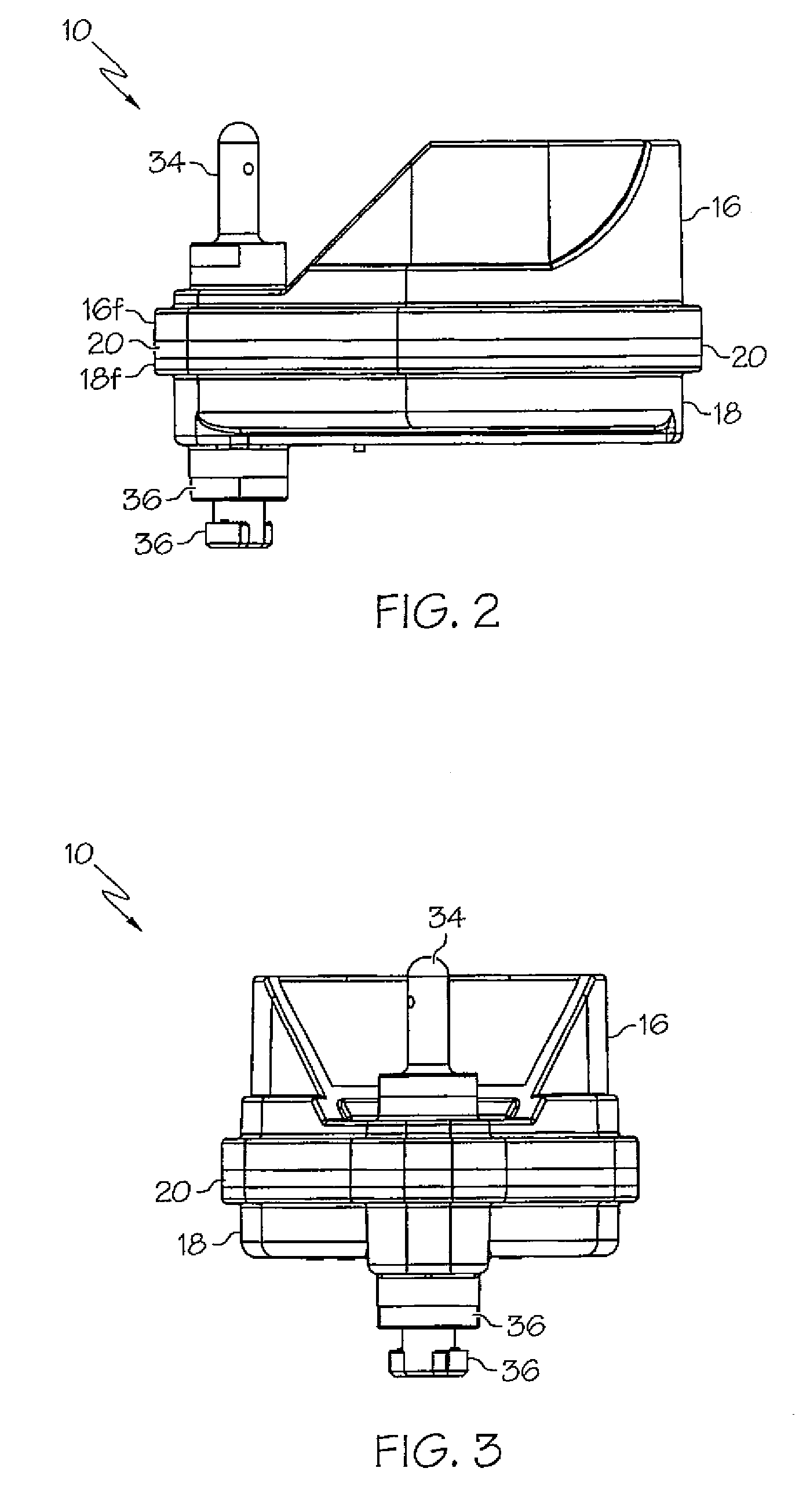 Hydrostatic EPIRB release