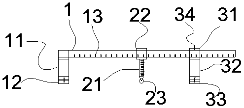 Special-purpose tool for measuring curvature of power transmission line crimping pipe