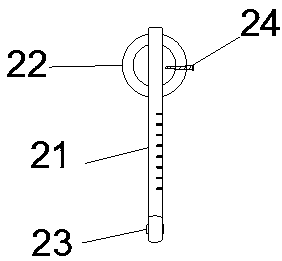 Special-purpose tool for measuring curvature of power transmission line crimping pipe