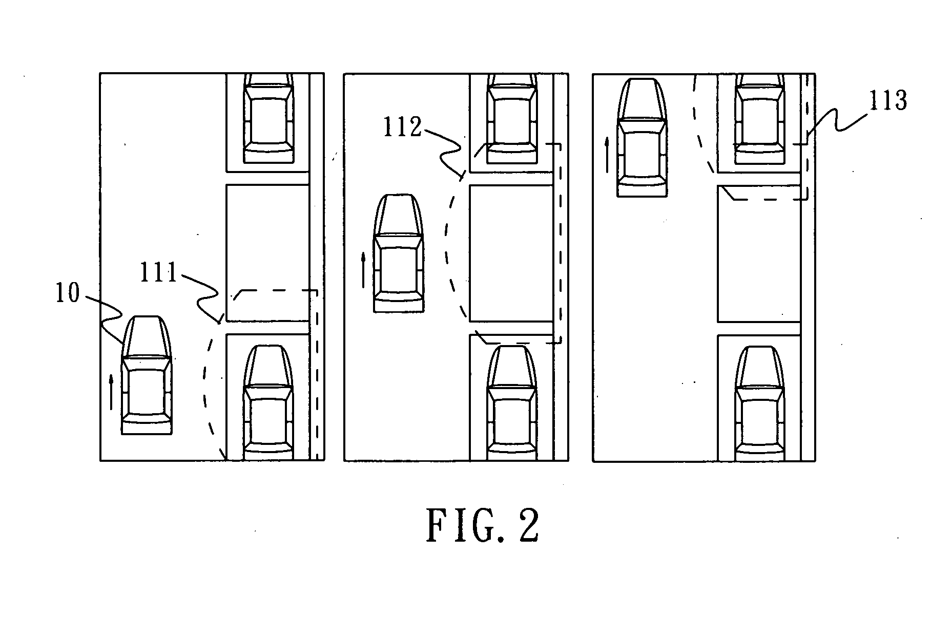 Composite-image parking-assistant system