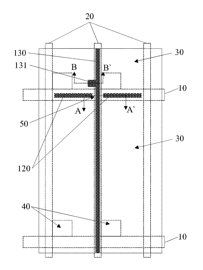 Touch display panel structure, method for forming the same, and touch display device