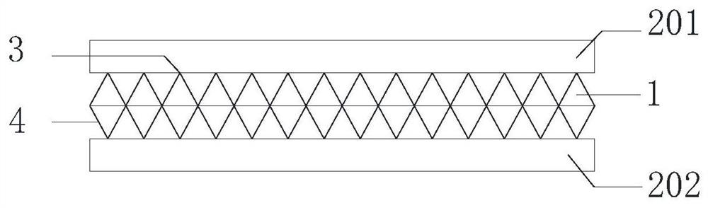 Lightweight FRP-octahedral lattice combined protection structure and design method thereof