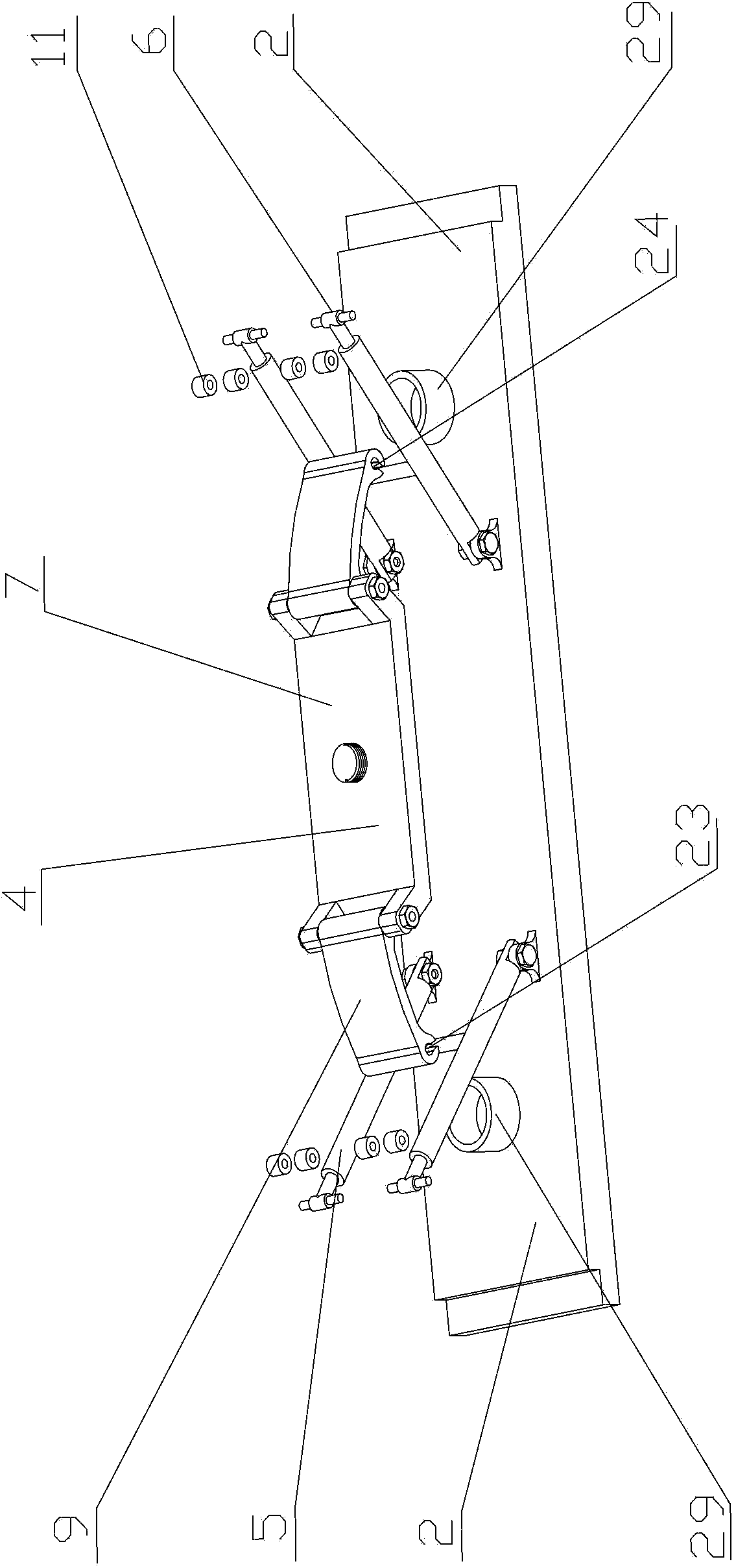 Chair waist supporting device