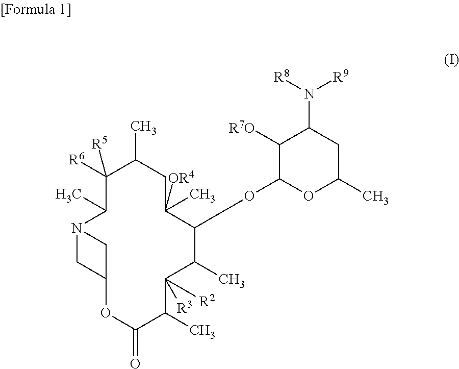 10a-azalide compound having 4-membered ring structure