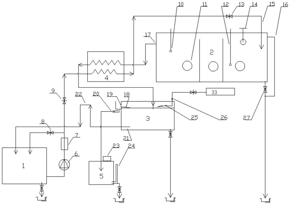 A degreasing agent separation oil pollution regeneration device