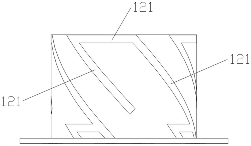 Combined helical antenna and unmanned aerial vehicle