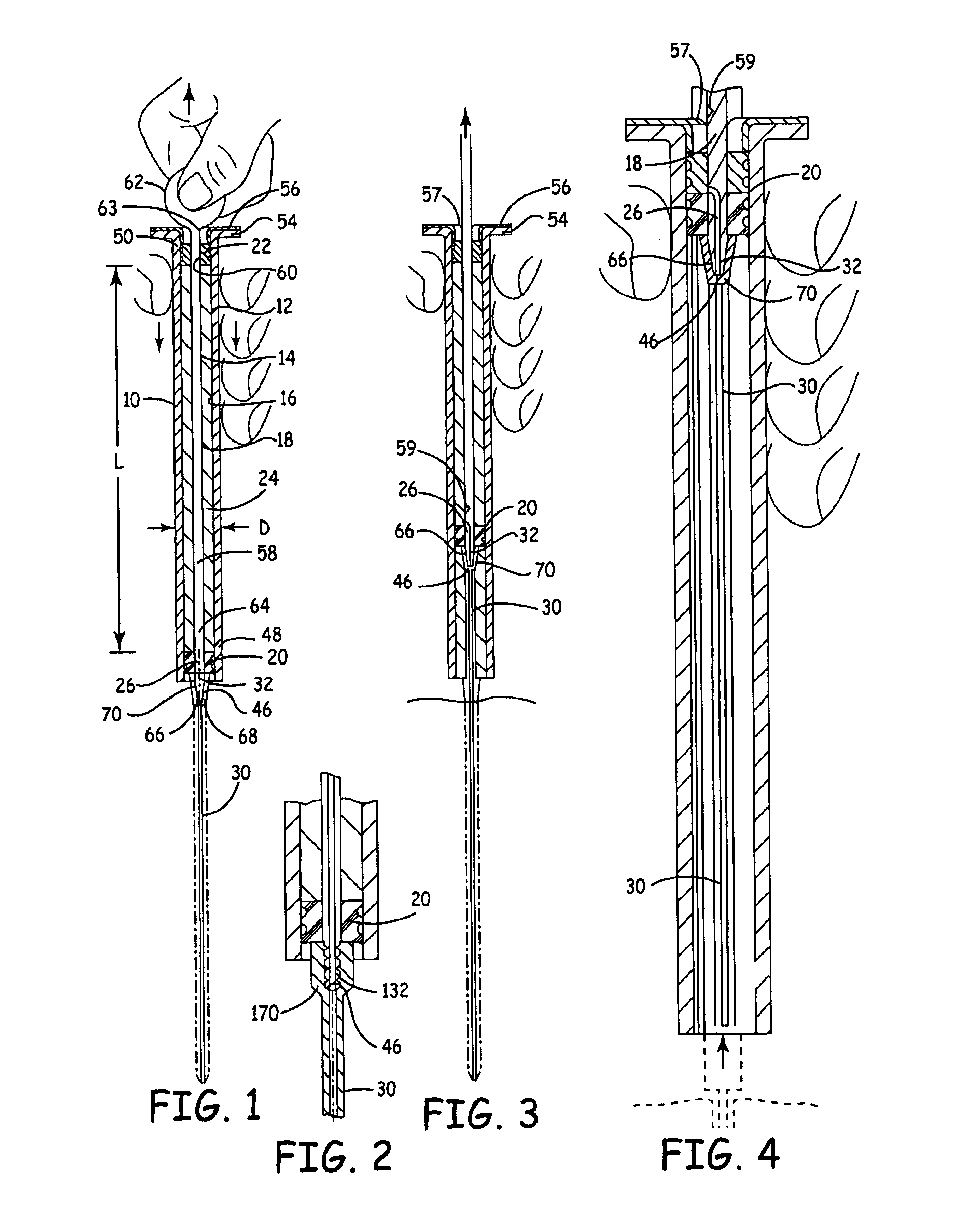 Tissue tract sealing device