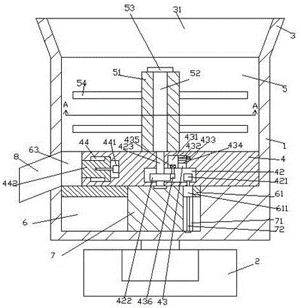 Automatic feeding device for pig breeding