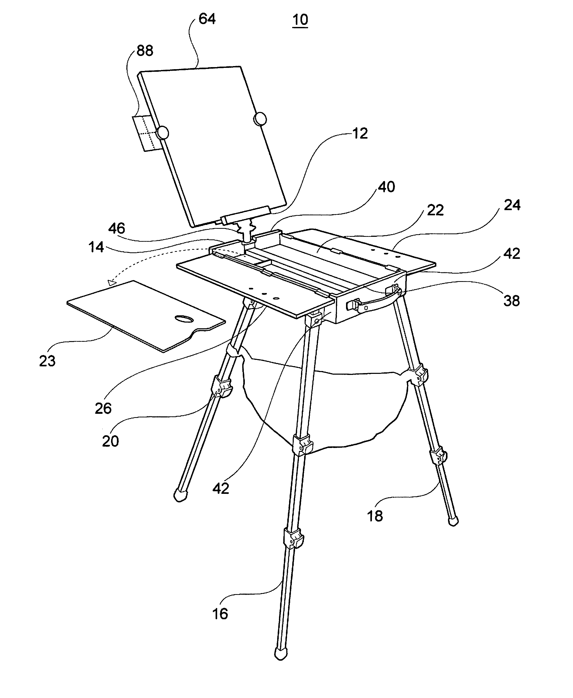 Adjustable easel