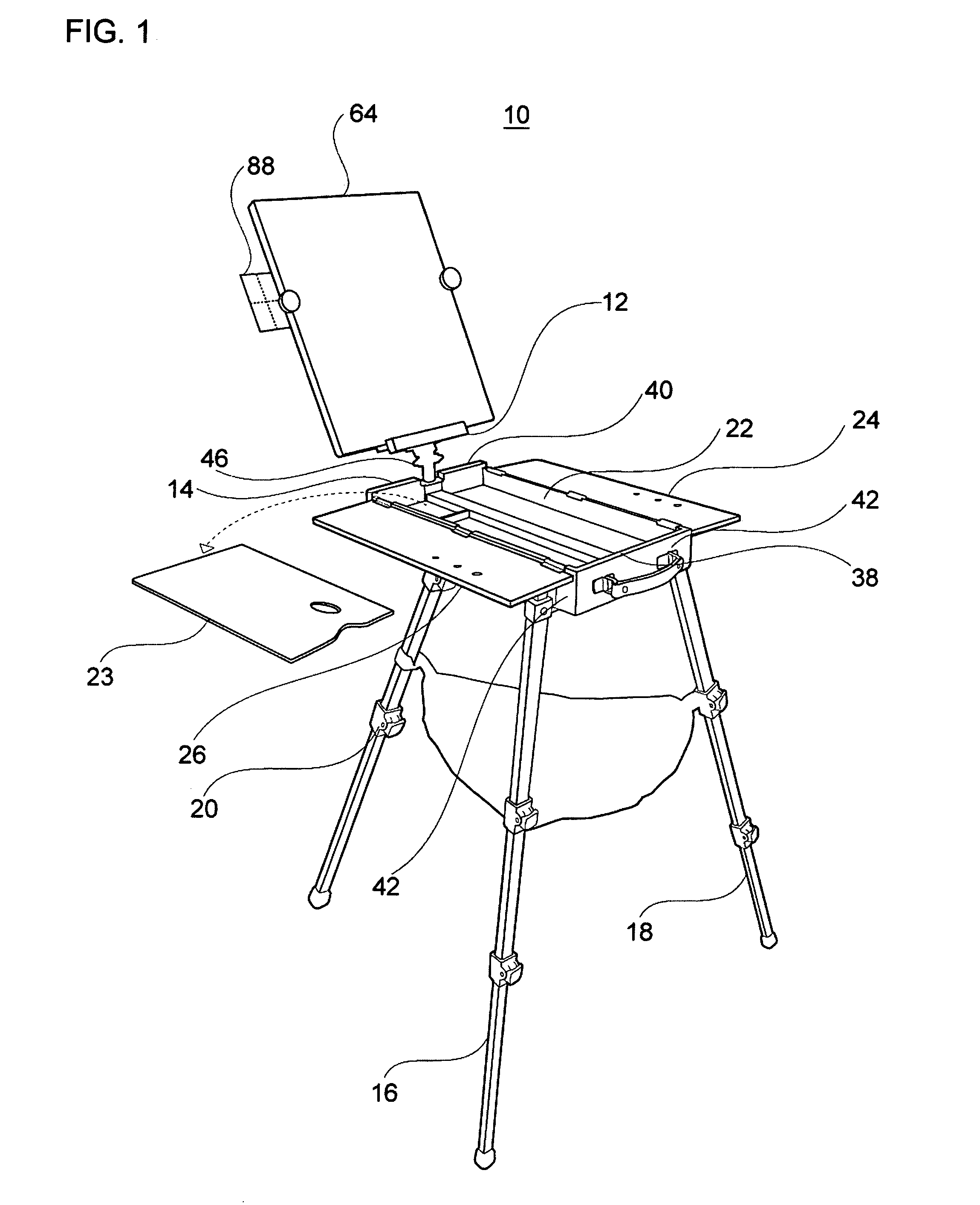 Adjustable easel