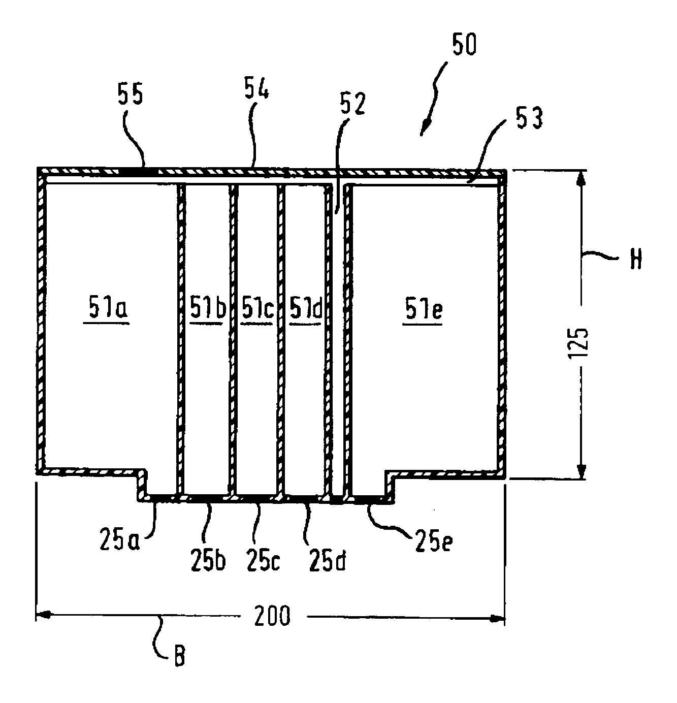 Cartridge for a water-conducting domestic appliance comprising a detergent dosing system