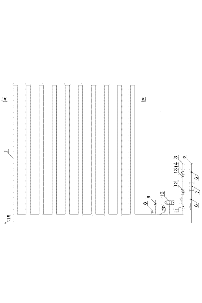 Solar heat collection device for vanadium and titanium slag heat absorption layer of composite metal runner