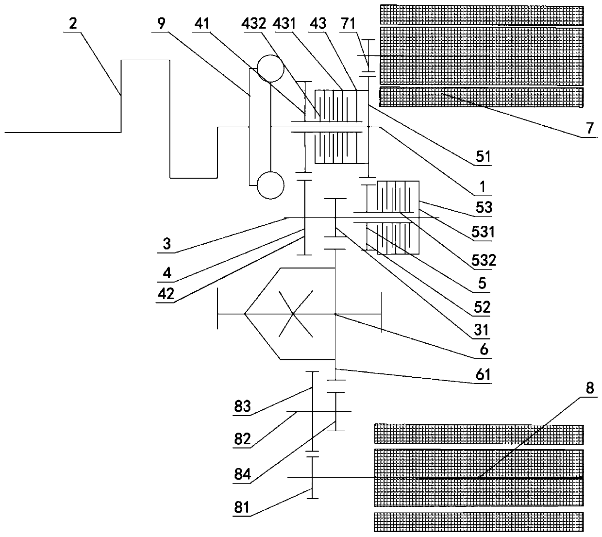 Hybrid power transmission