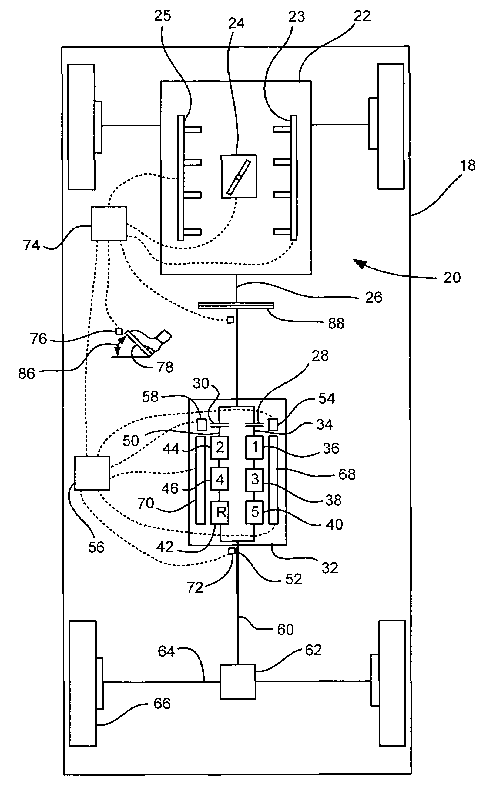 Automated manual transmission launch control