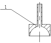 Device for processing rotary part by forming electrode air plasma