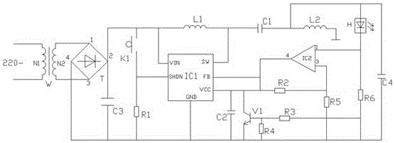 Electronic illuminating device under humid environment