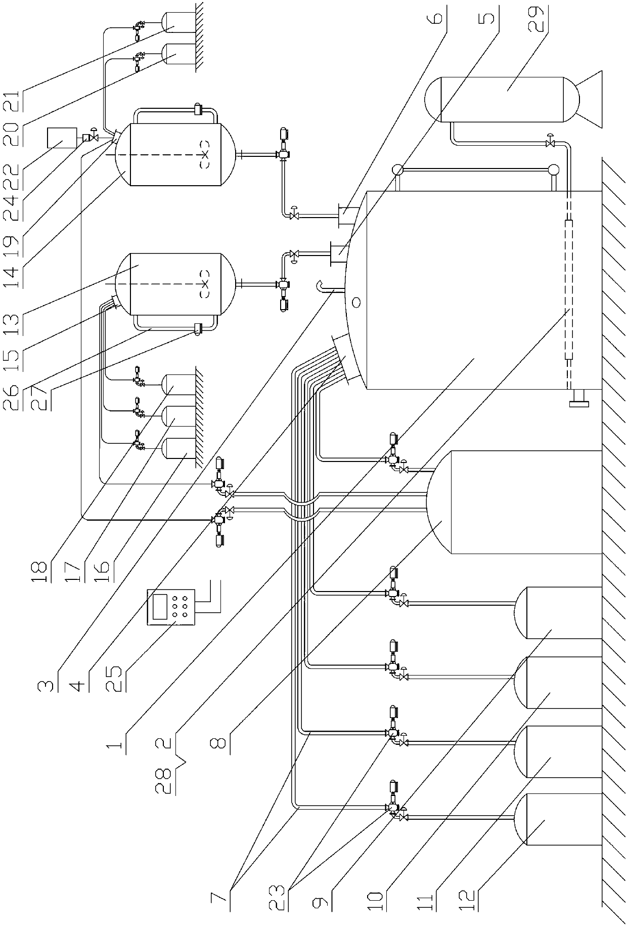 Efficient and clean alcohol-containing fuel oil and preparation method and device thereof