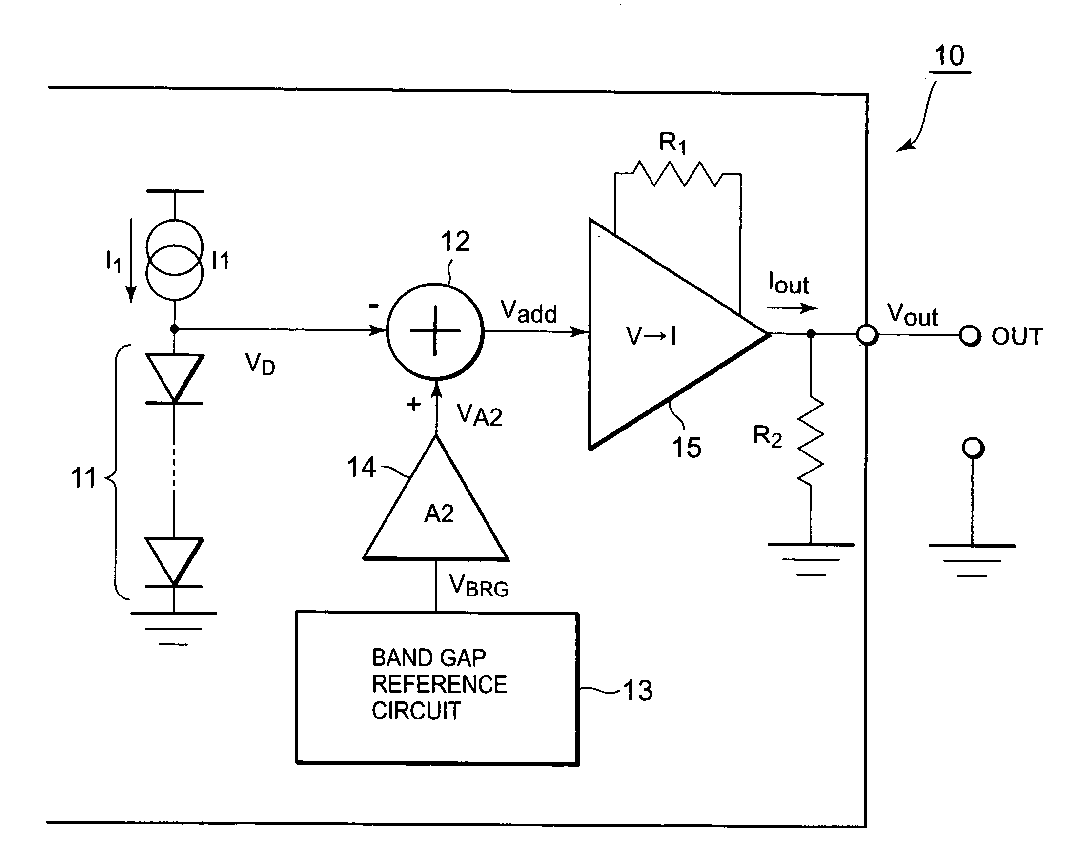 Temperature detection circuit and semiconductor device