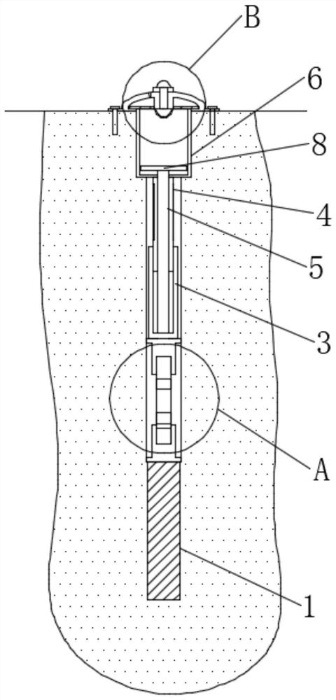 Distributed step blasting equipment and blasting method