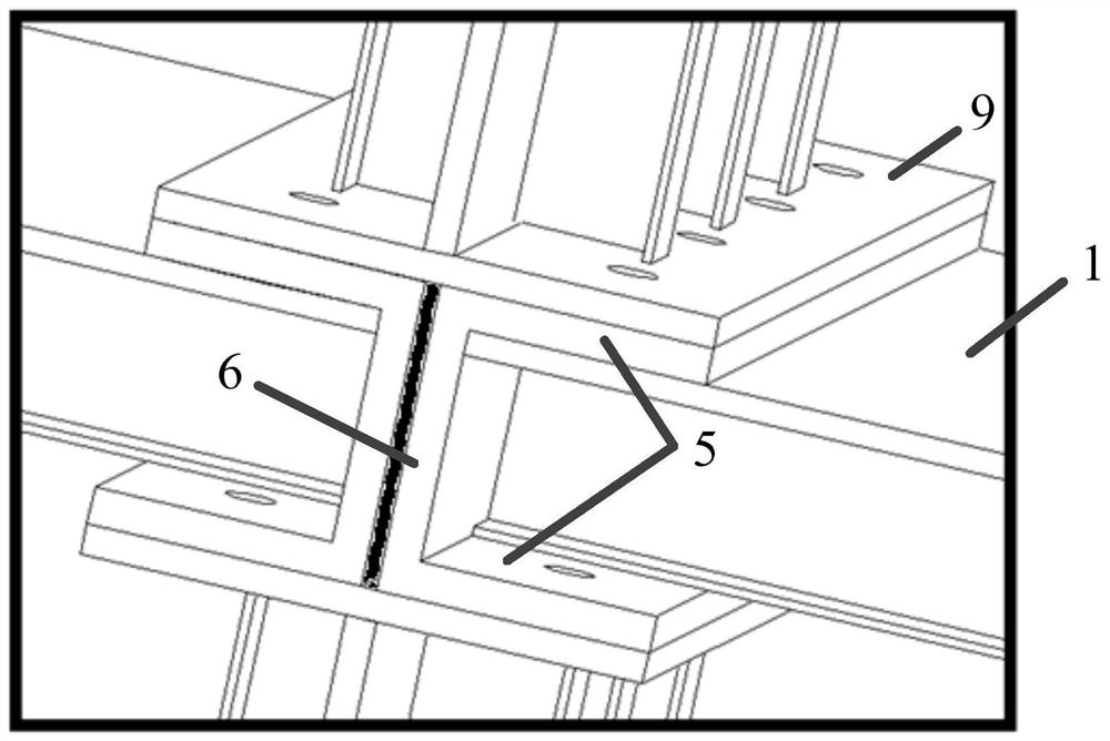 Vibration reduction connecting structure of boxboard type building, boxboard type steel structure building and construction method of boxboard type steel structure building