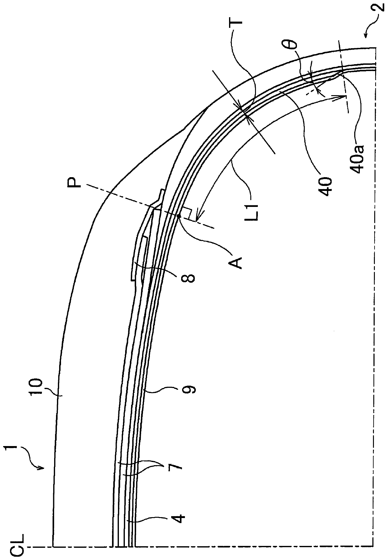 Pneumatic tire and method for manufacturing same