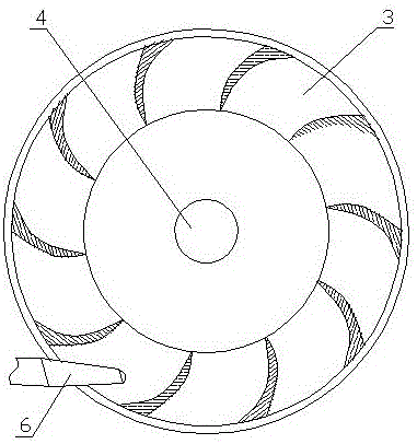 Suspension type efficient excitation flush inclined-jet hydraulic generator and acting method thereof