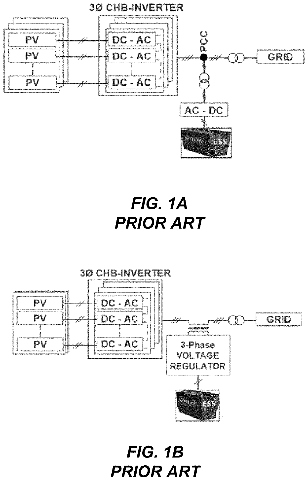 Buck-chopper and bi-directional chopper for multilevel cascaded hbridge inverters