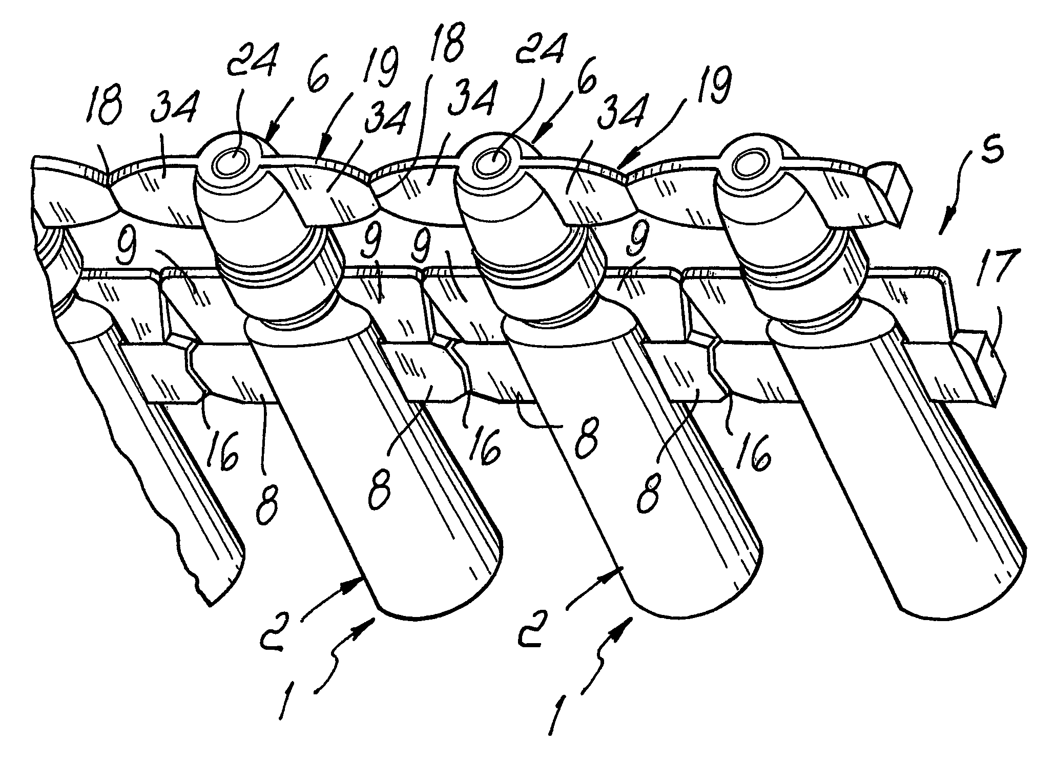 Bottle for fluid products, particularly pharmaceutical, medicinal and cosmetic products