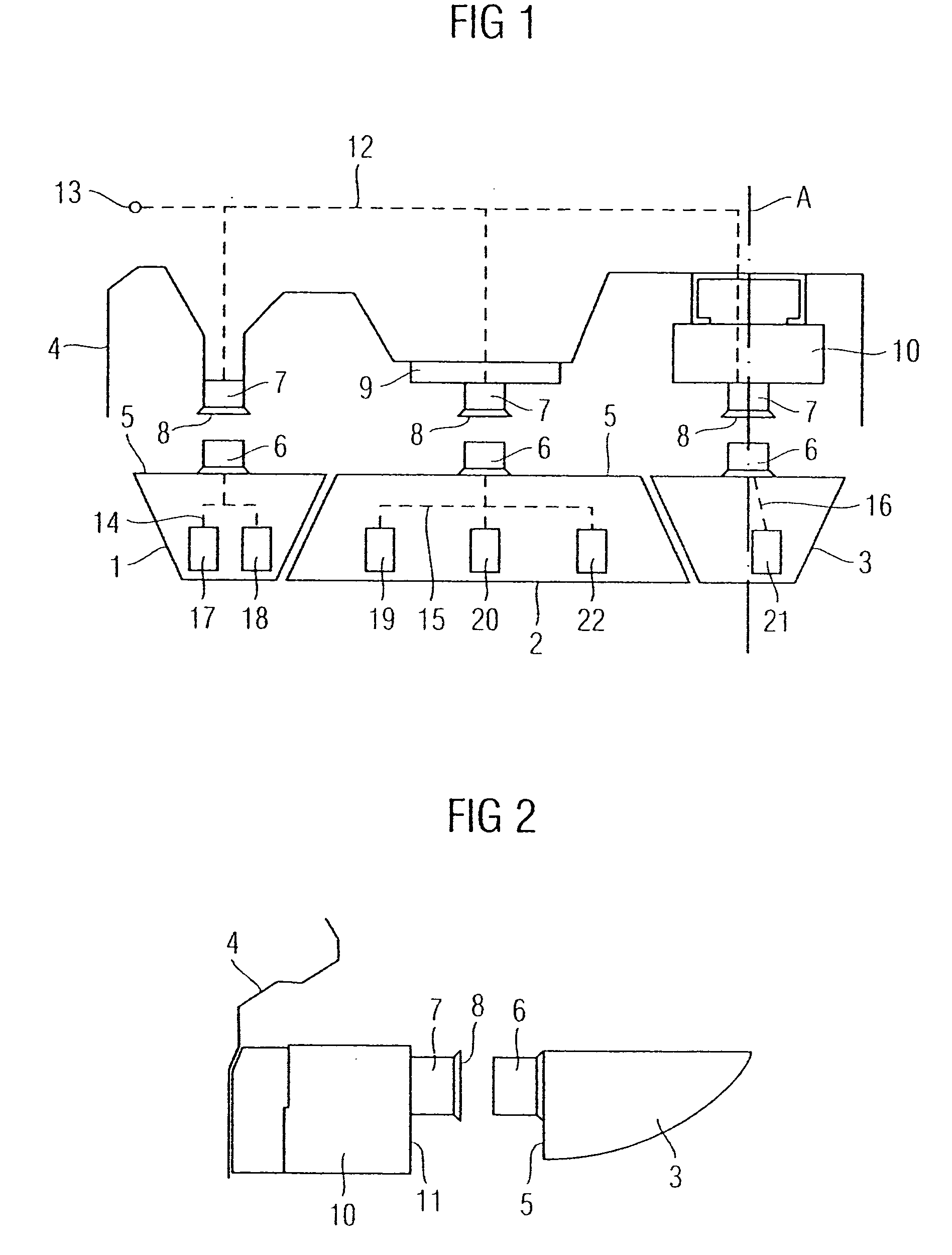 Plug connections for connecting modules of a motor vehicle cockpit to a main cable harness