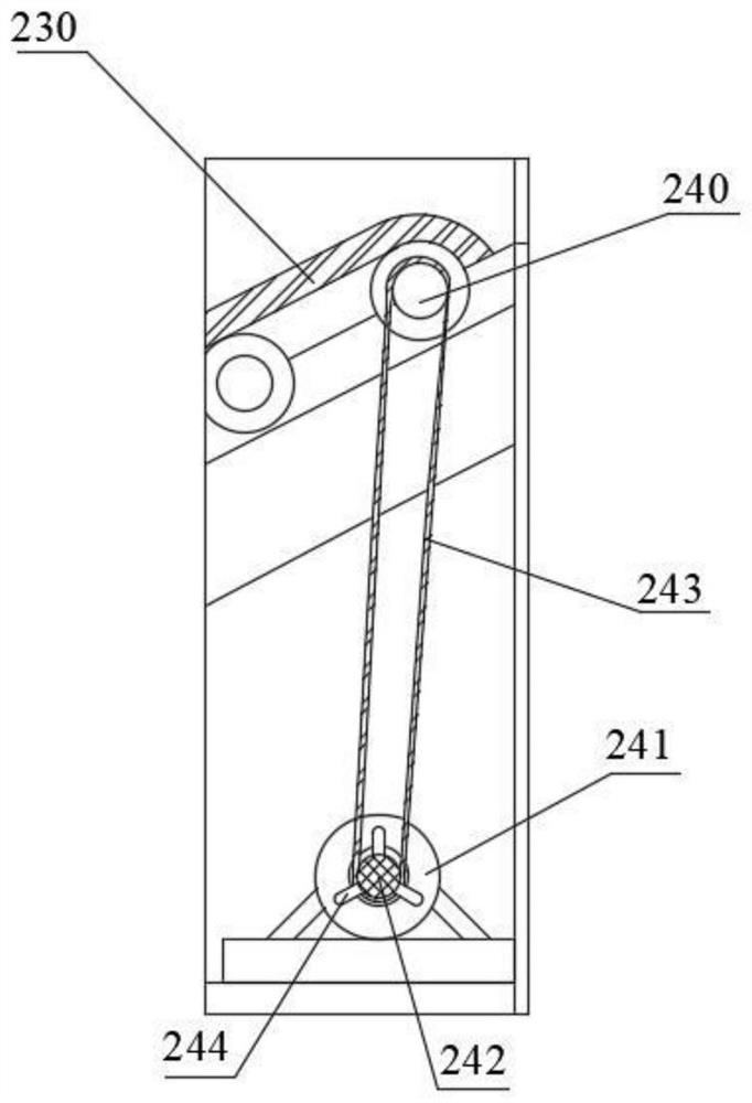 Transfer device for carrying, boxing and stacking production line