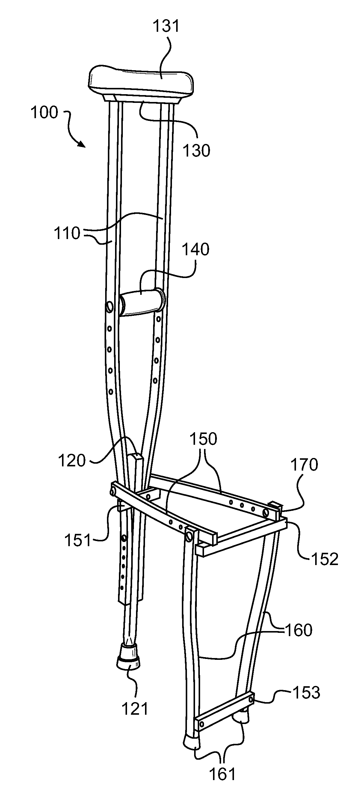 Convertible crutches