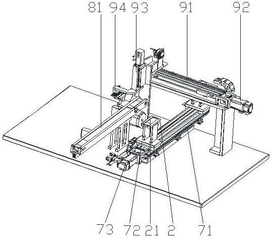 Glass slide labeling device