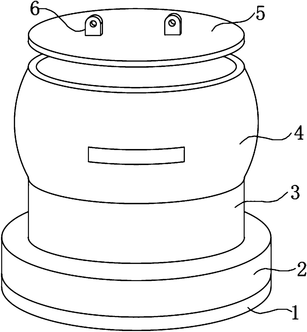 An adjustment device for optimizing the vibration frequency of a vibration casting machine