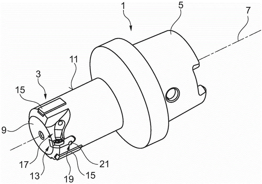 Tool for machining workpieces