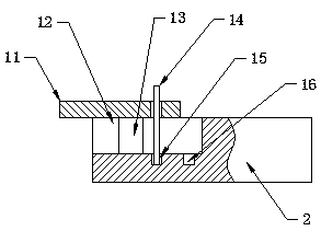 Auxiliary device for hoisting maintenance of injection mold