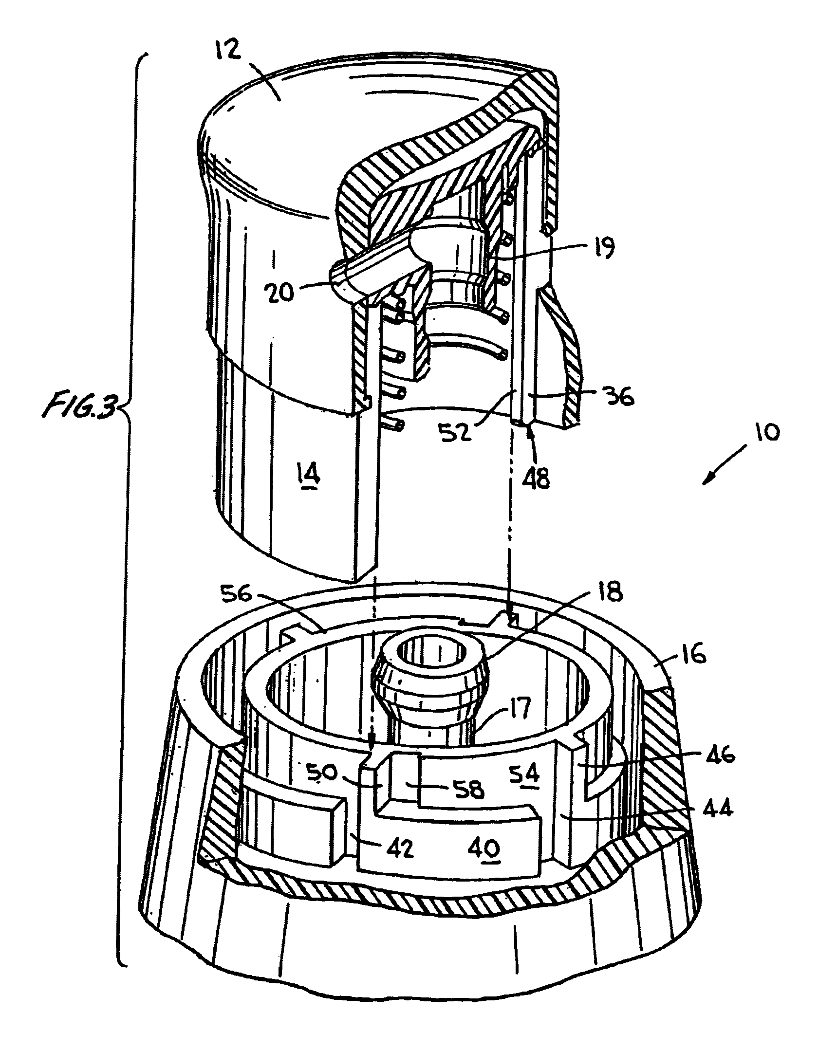 Anti-clog discharge spout