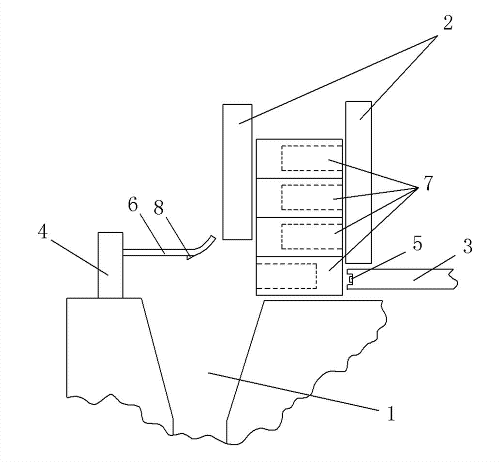 Workpiece orientation device with push rod