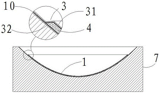 PMI (polymethacrylimide) foam sandwich aircraft radar cover and manufacturing method thereof