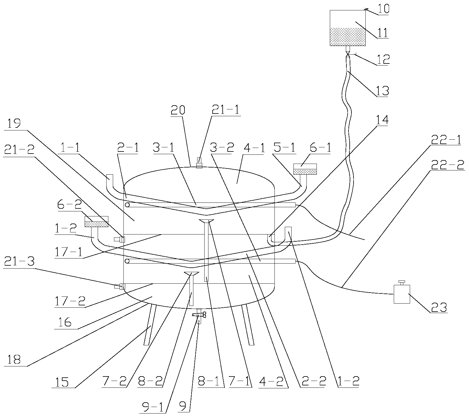 Multistage combined heat control ultra-pure water continuous generator