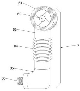 A deburring device for excessive brackets of automobile batteries