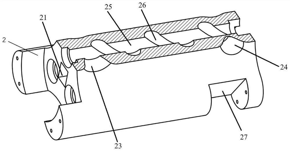 Air bag advancing type snakelike crawling robot