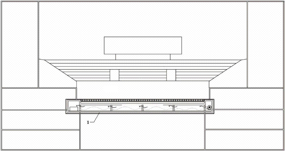 Ground cavity structure applied to laminated ice-snow sports building