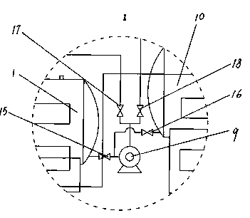 Continuous flash process equipment for waste oil