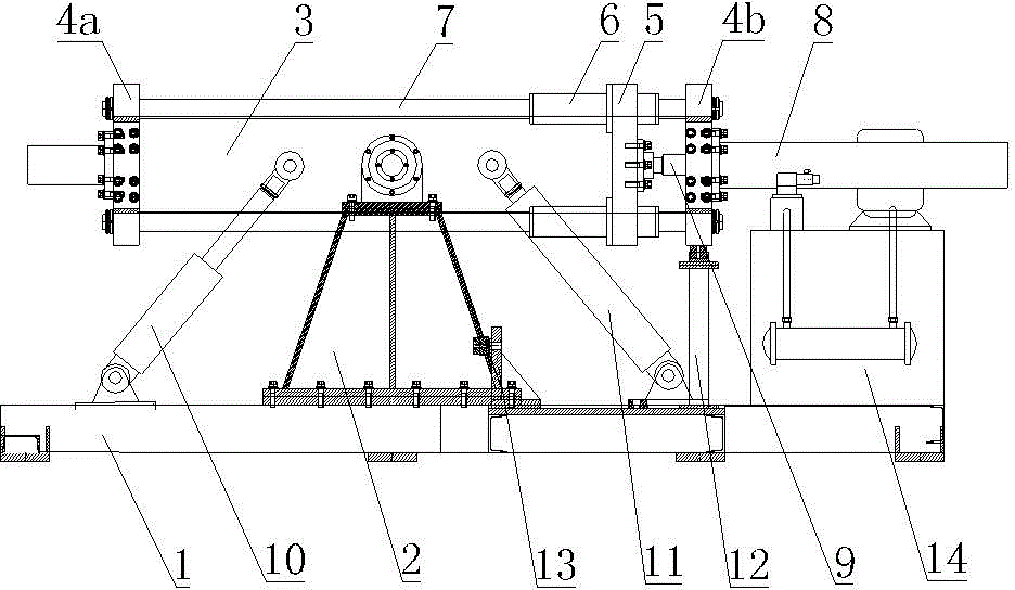 Inclinable double-gravity casting machine