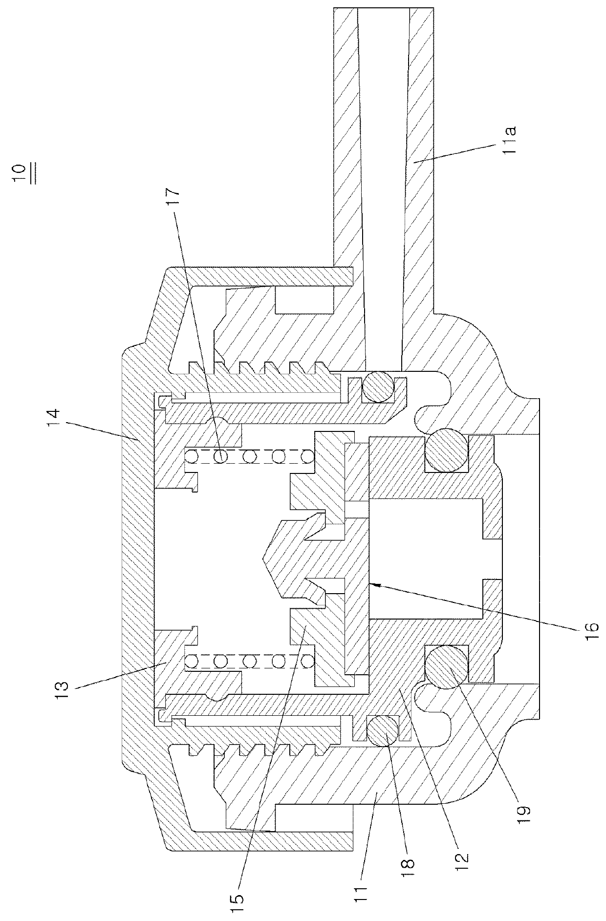 Pressure cap for cooling system of vehicle