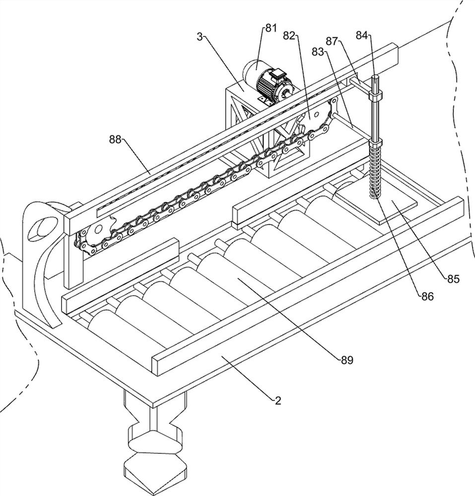 Cutting equipment for ceramic tile chamfering