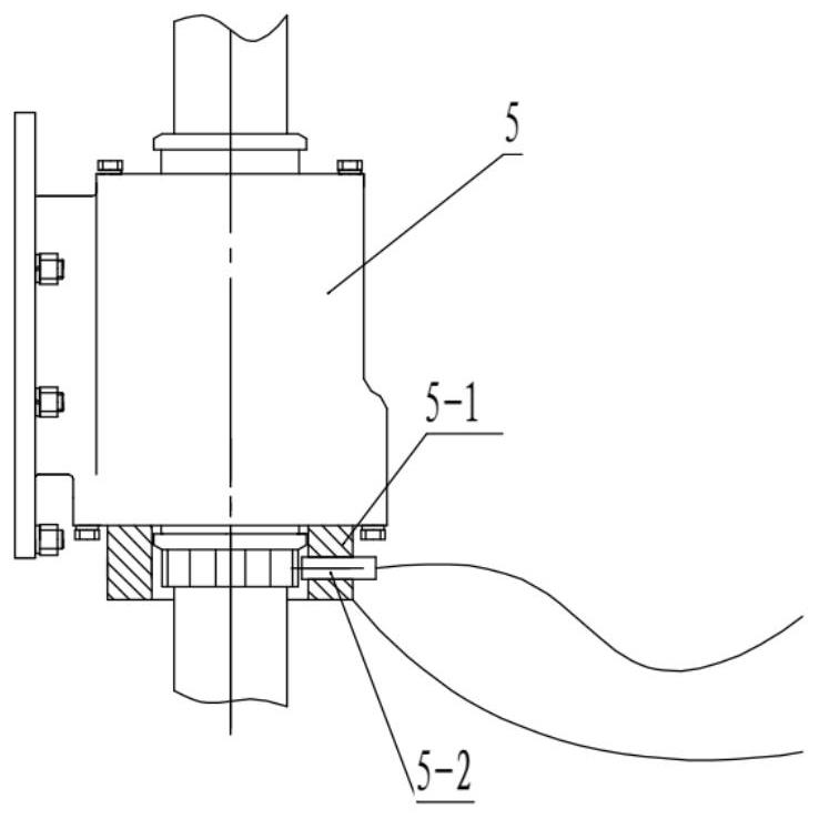 Drilling test device for simulating complex working condition of small-caliber drilling hole bottom