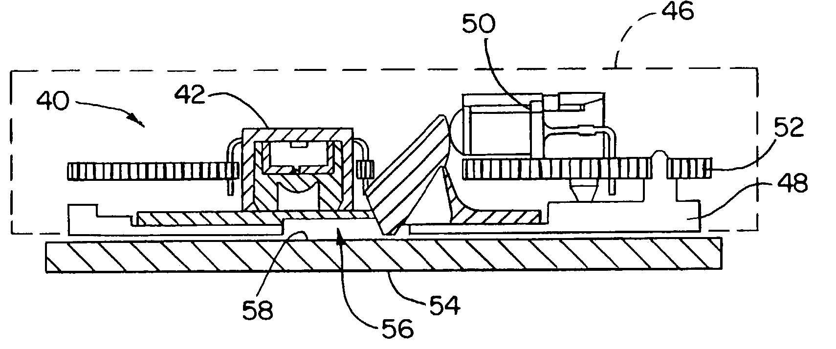 Optical navigation sensor with integrated lens