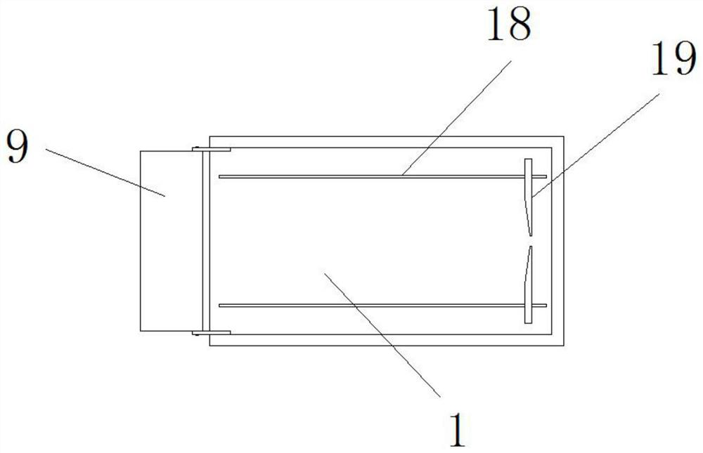 Automatic packaging and sterilizing line provided with pushing mechanism and used for margarya melanioides rice noodle seasoning bags