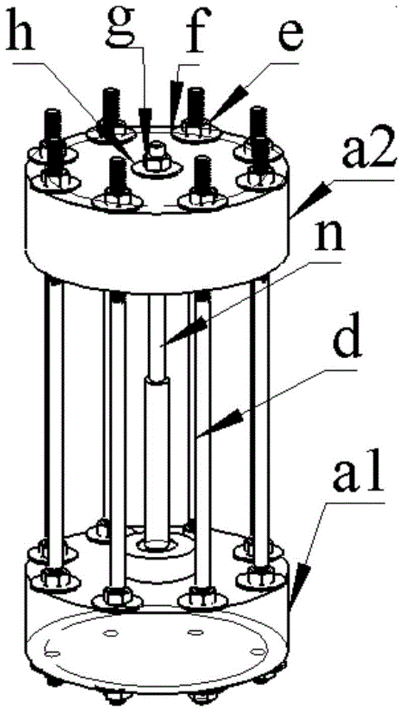 Bolt pre-tightening force degradation process real-time detection device considering high-temperature creep